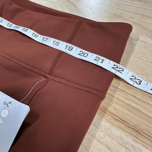 Athleta NWT Rainier High Rise Legging Size 3X Rust Dried Cinnamon Zip Pockets - Picture 10 of 12